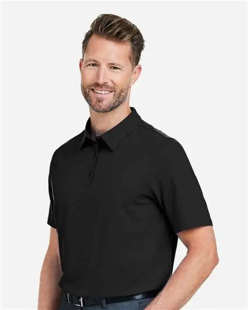 Devon & Jones Dg120 Men’s Raleigh Stretch Polo - Black