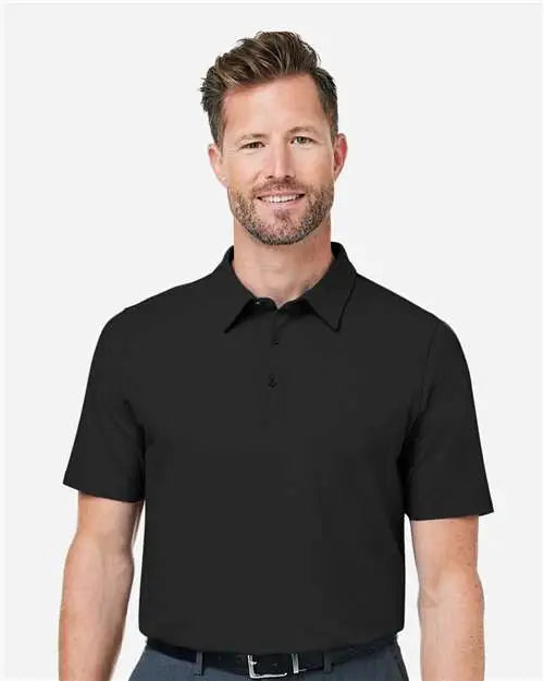 Devon & Jones Dg120 Men’s Raleigh Stretch Polo - Black