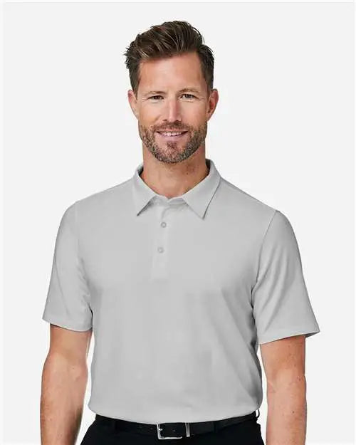 Devon & Jones Dg120 Men's Raleigh Stretch Polo - Grey