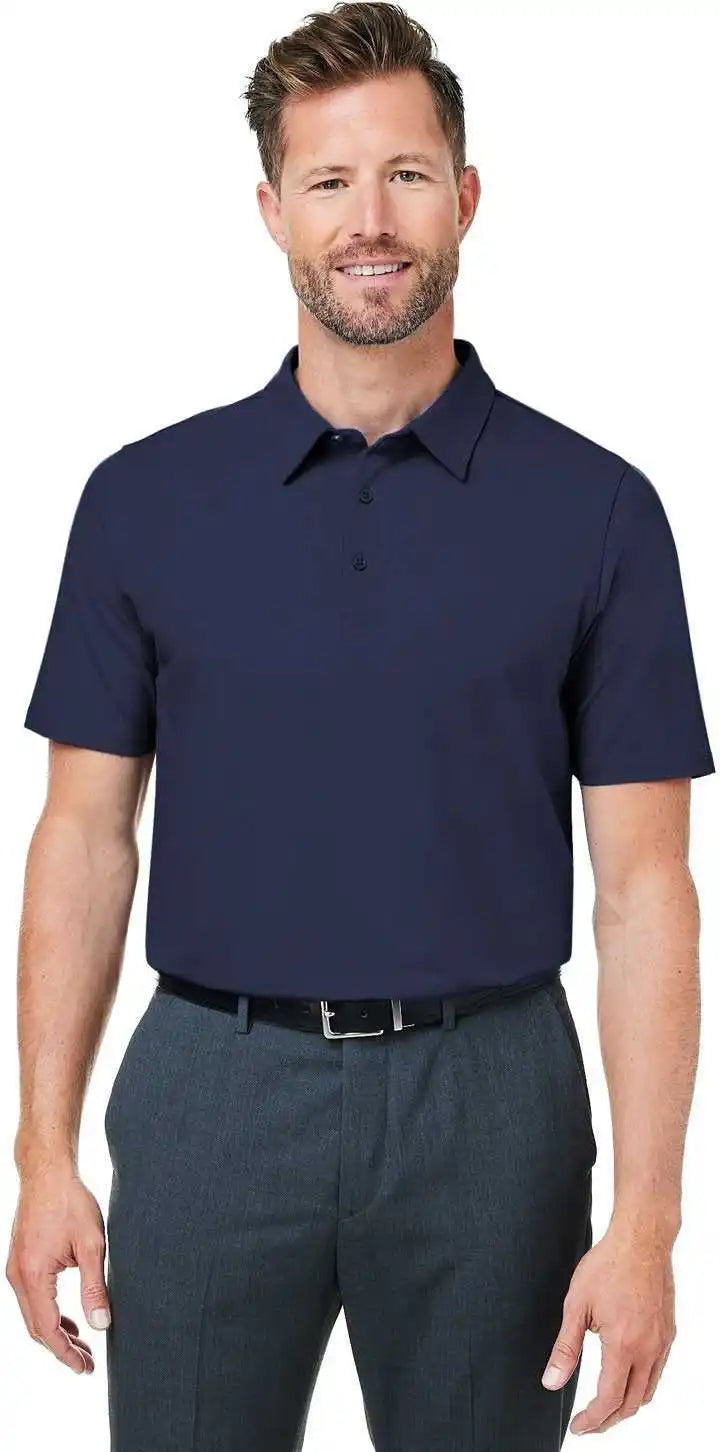 Devon &amp; Jones Dg120 Men’s Raleigh Stretch Polo - Navy