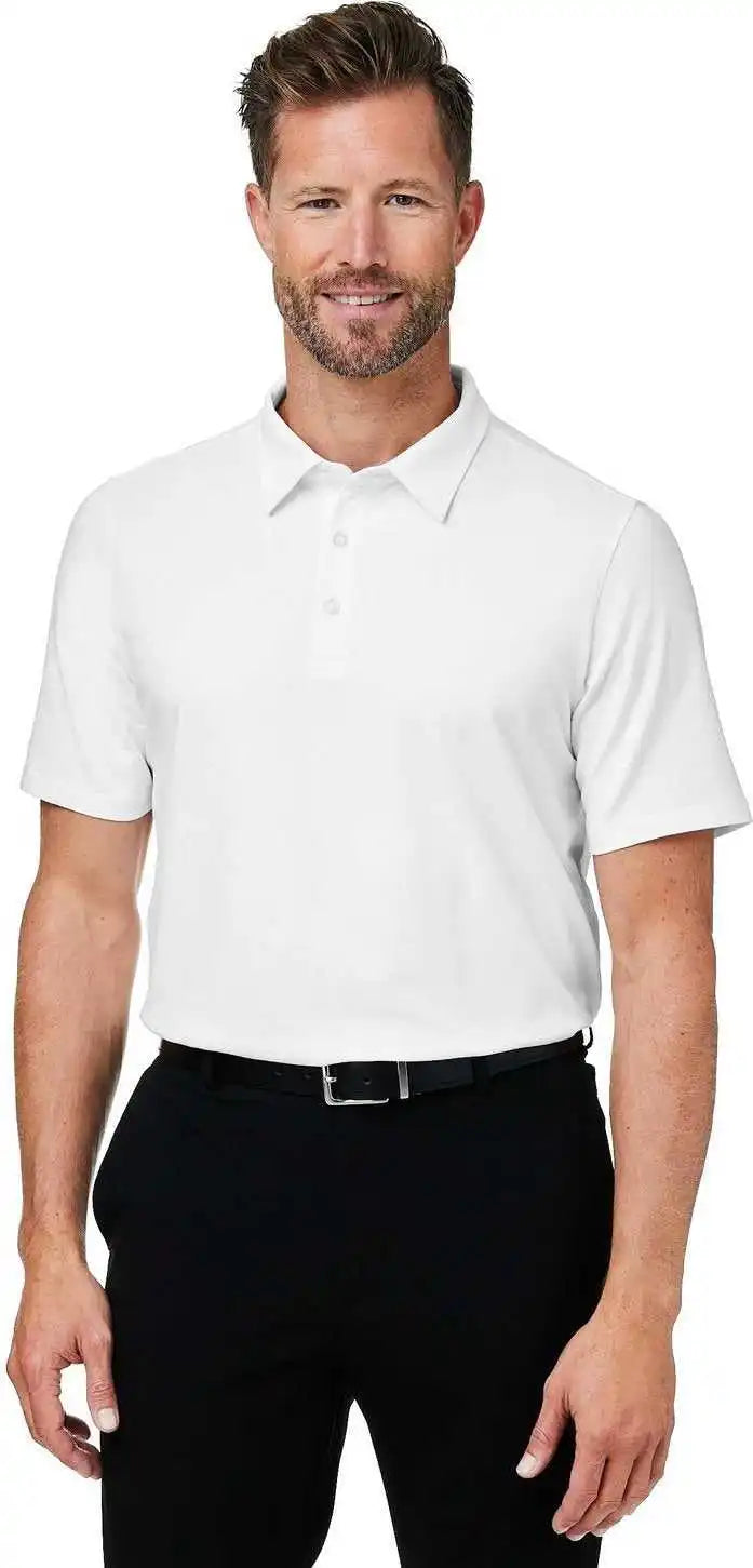Devon &amp; Jones Dg120 Men’s Raleigh Stretch Polo White