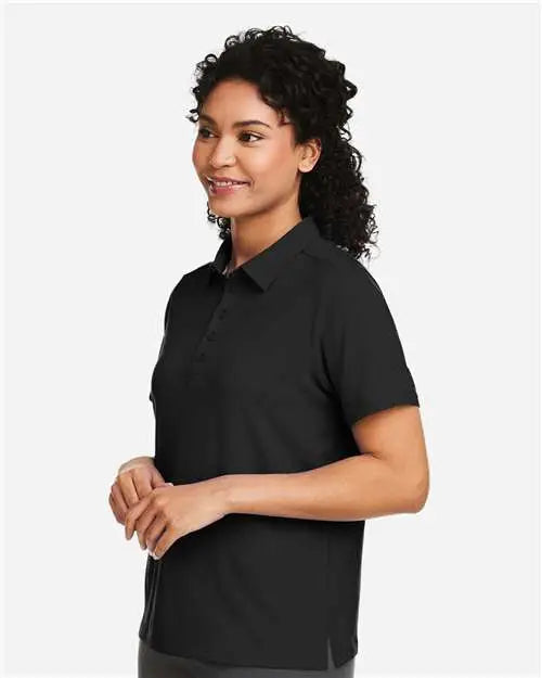 Devon & Jones Dg120w Women’s Raleigh Stretch Polo - Black
