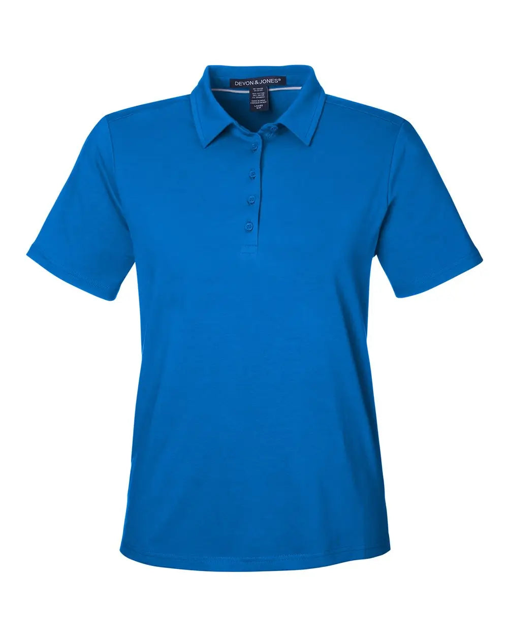 Devon & Jones Dg120w Women’s Raleigh Stretch Polo - French Blue