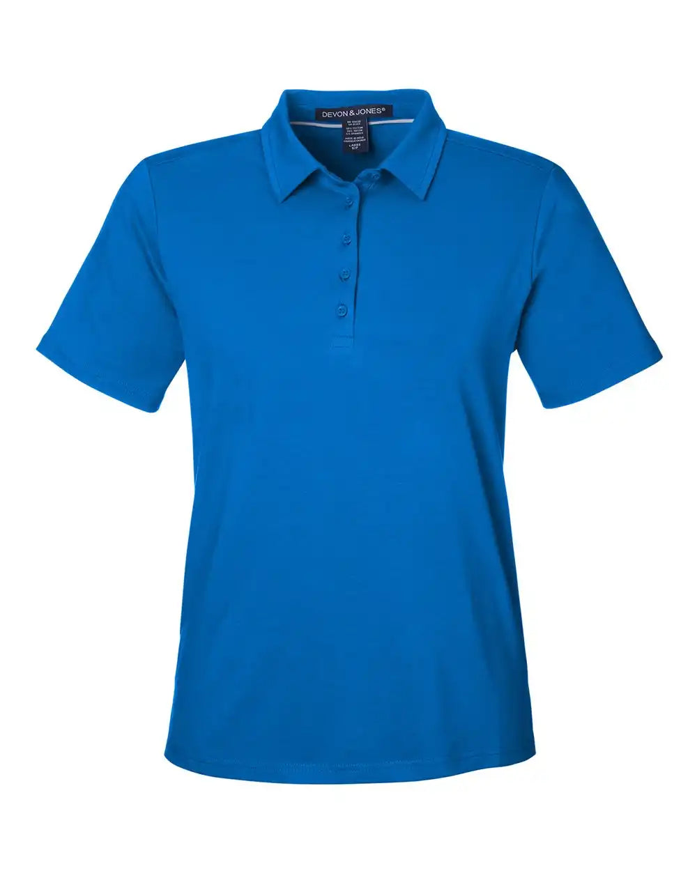 Devon & Jones Dg120w Women’s Raleigh Stretch Polo - French Blue - Xs