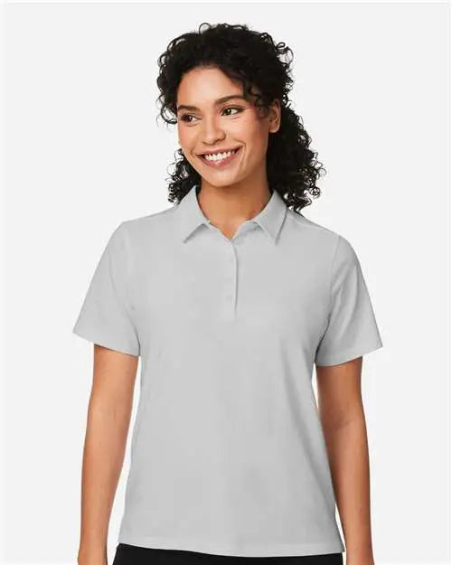 Devon & Jones Dg120w Women’s Raleigh Stretch Polo - Grey