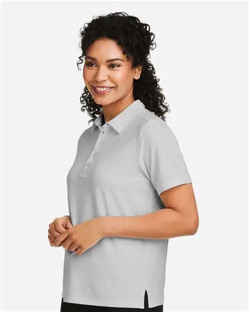 Devon & Jones Dg120w Women’s Raleigh Stretch Polo - Grey