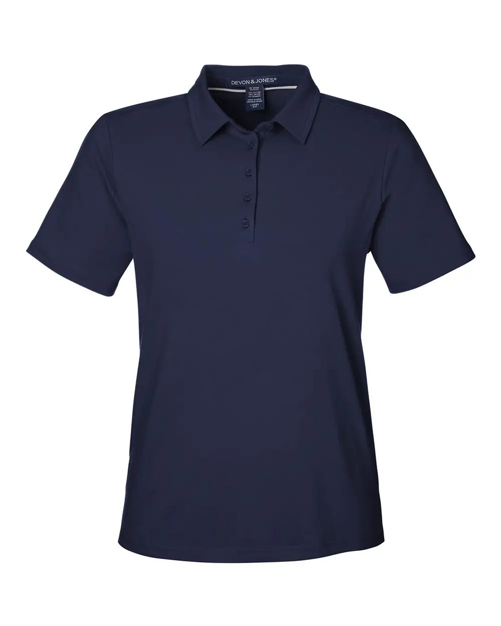 Devon & Jones Dg120w Women’s Raleigh Stretch Polo - Navy