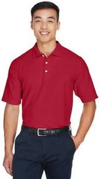 Devon & Jones Dg150 Men’s Drytec20 Performance Polo Red