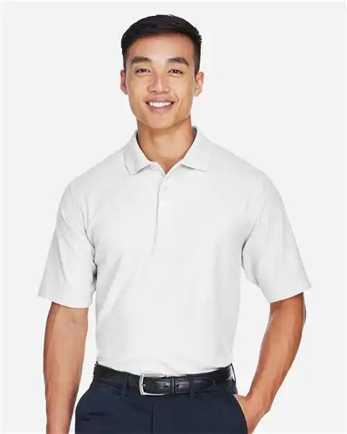 Devon &amp; Jones Dg150 Men’s Drytec20™ Performance Polo - White