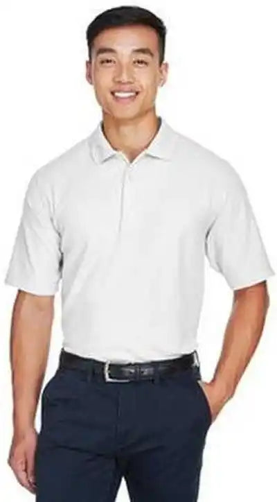 Devon &amp; Jones Dg150 Men’s Drytec20 Performance Polo - White