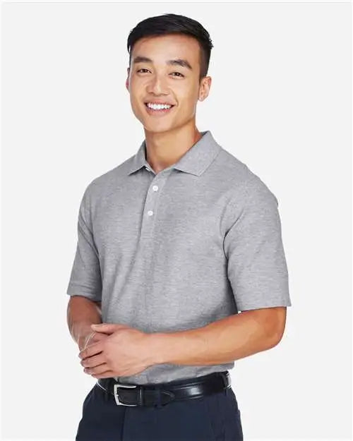 Devon & Jones Dg150 Men’s Drytec20â„¢ Performance Polo - Grey Heather