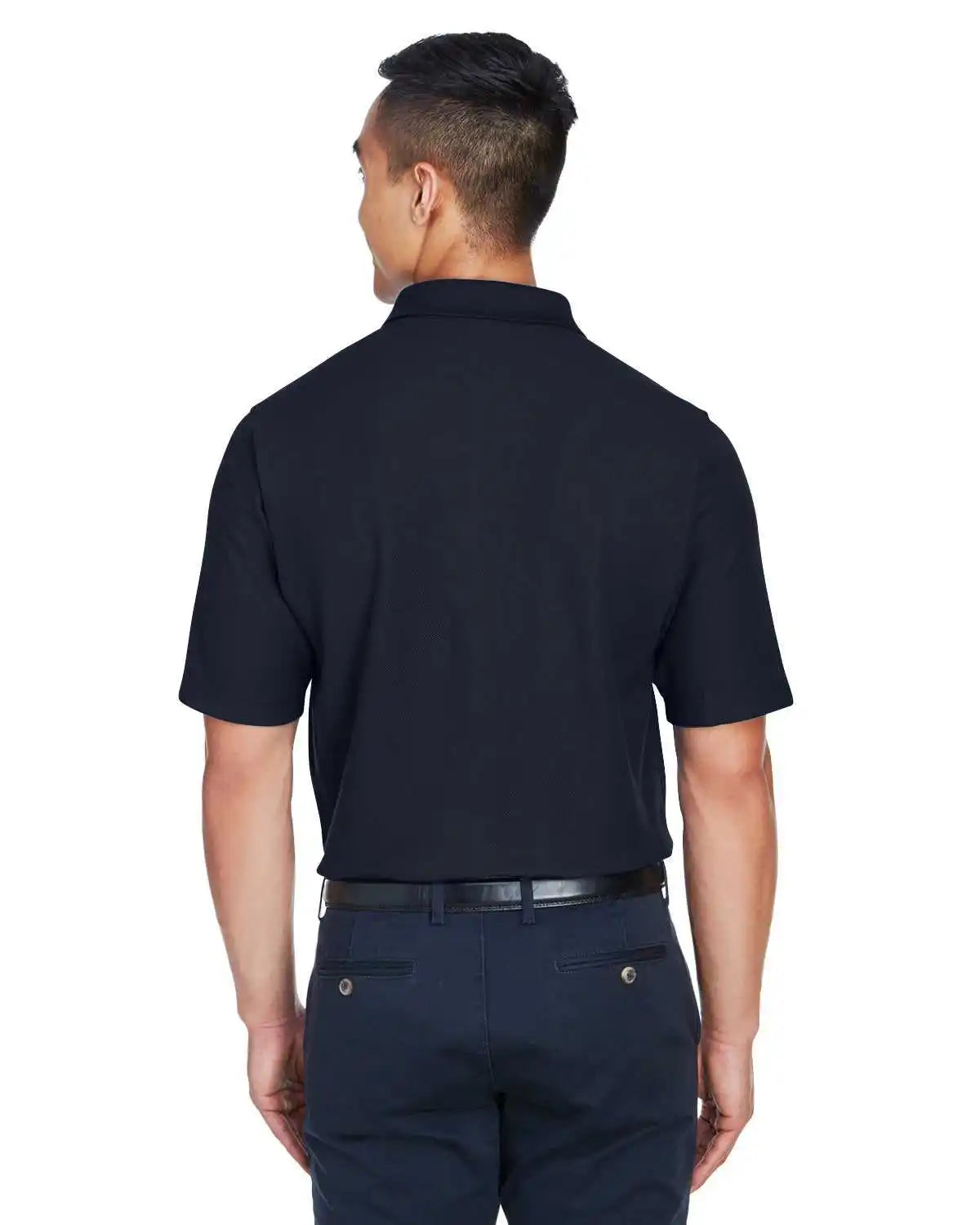 Devon &amp; Jones Dg150p Men’s Drytec20 Performance Pocket Polo - Navy