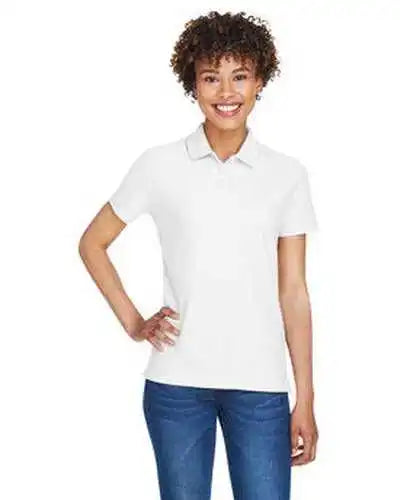 Devon & Jones Dg150w Ladies’ Drytec20 Performance Polo White