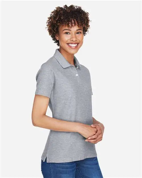 Devon & Jones Dg150w Women’s Drytec20â„¢ Performance Polo - Grey Heather