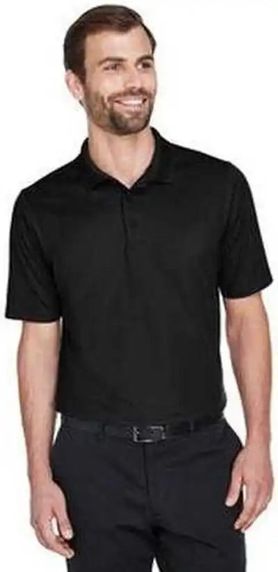 Devon &amp; Jones Dg20 Crownlux Performance Men’s Plaited Polo Black