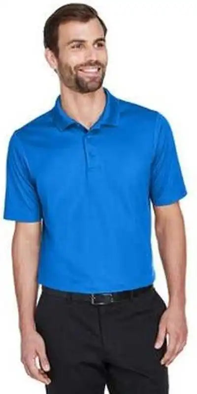 Devon &amp; Jones Dg20 Crownlux Performance Men’s Plaited Polo French Blue