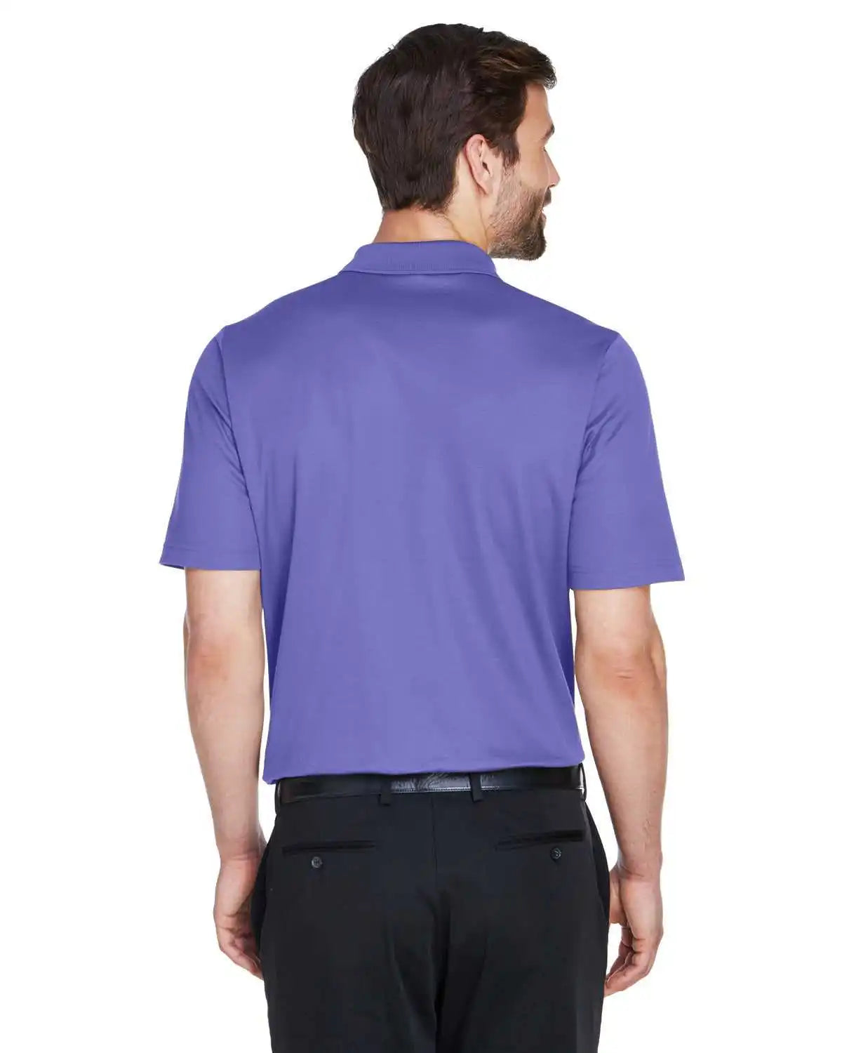 Devon & Jones Dg20 Crownlux Performance Men’s Plaited Polo - Grape