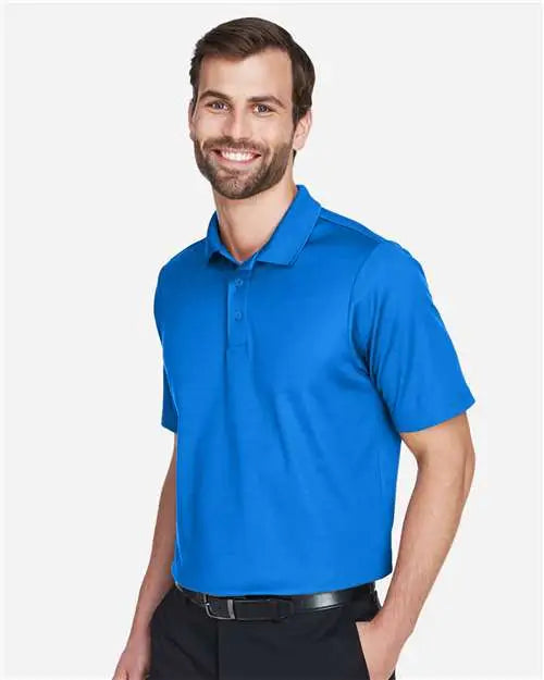 Devon & Jones Dg20 Men's Crownlux PerformanceÂ® Plaited Polo - French Blue