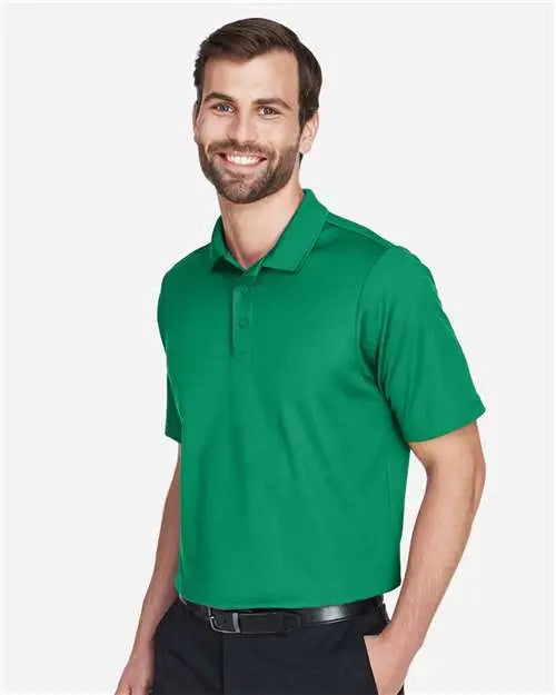 Devon & Jones Dg20 Men's Crownlux PerformanceÂ® Plaited Polo - Kelly Green