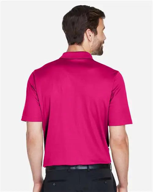 Devon & Jones Dg20 Men’s Crownlux Performanceâ Plaited Polo - Crown Raspberry