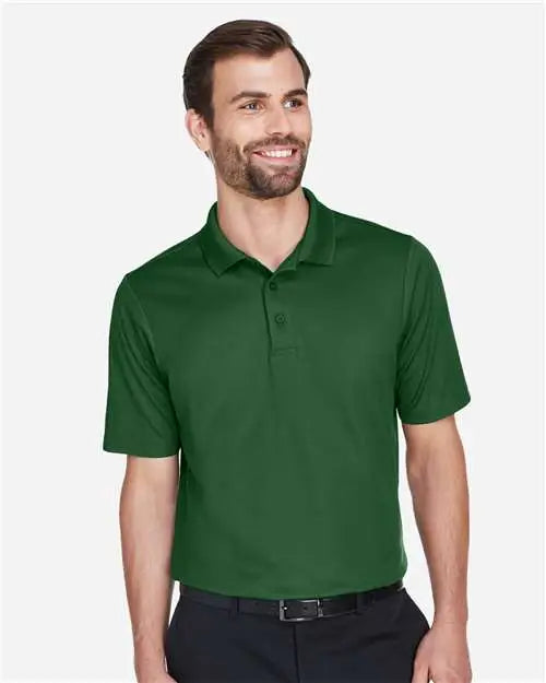 Devon & Jones Dg20 Men’s Crownlux Performanceâ Plaited Polo - Forest