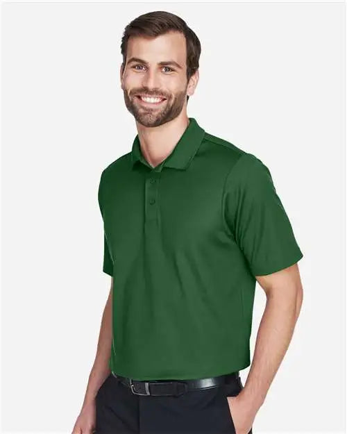 Devon & Jones Dg20 Men’s Crownlux Performanceâ Plaited Polo - Forest