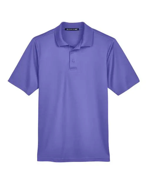 Devon & Jones Dg20 Men’s Crownlux Performanceâ Plaited Polo - Grape