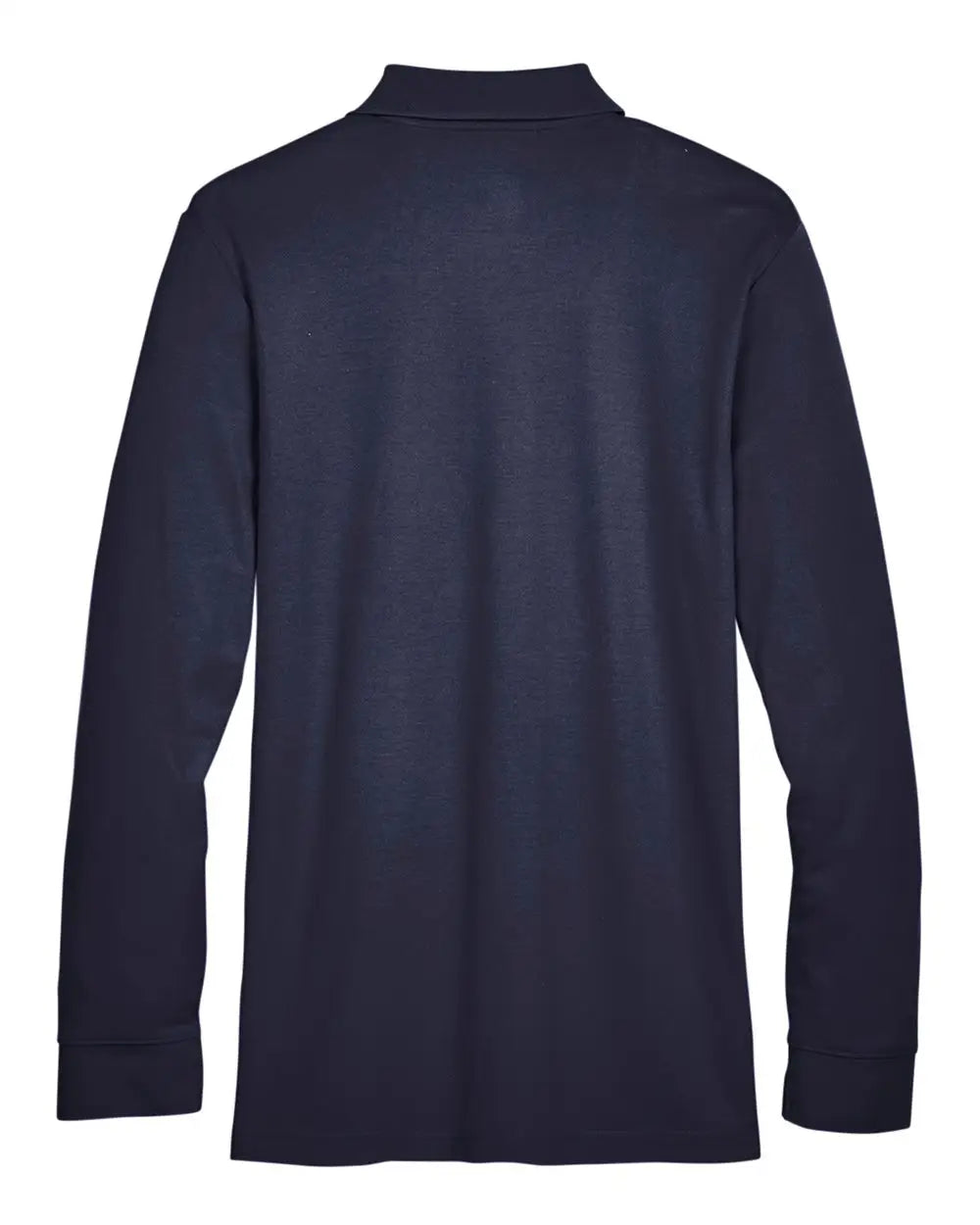 Devon & Jones Dg20lt Men’s Crownlux Performanceâ Tall Plaited Long Sleeve Polo - Navy