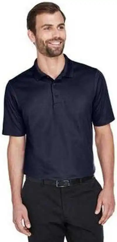 Devon &amp; Jones Dg20t Crownlux Performance Men’s Tall Plaited Polo - Navy