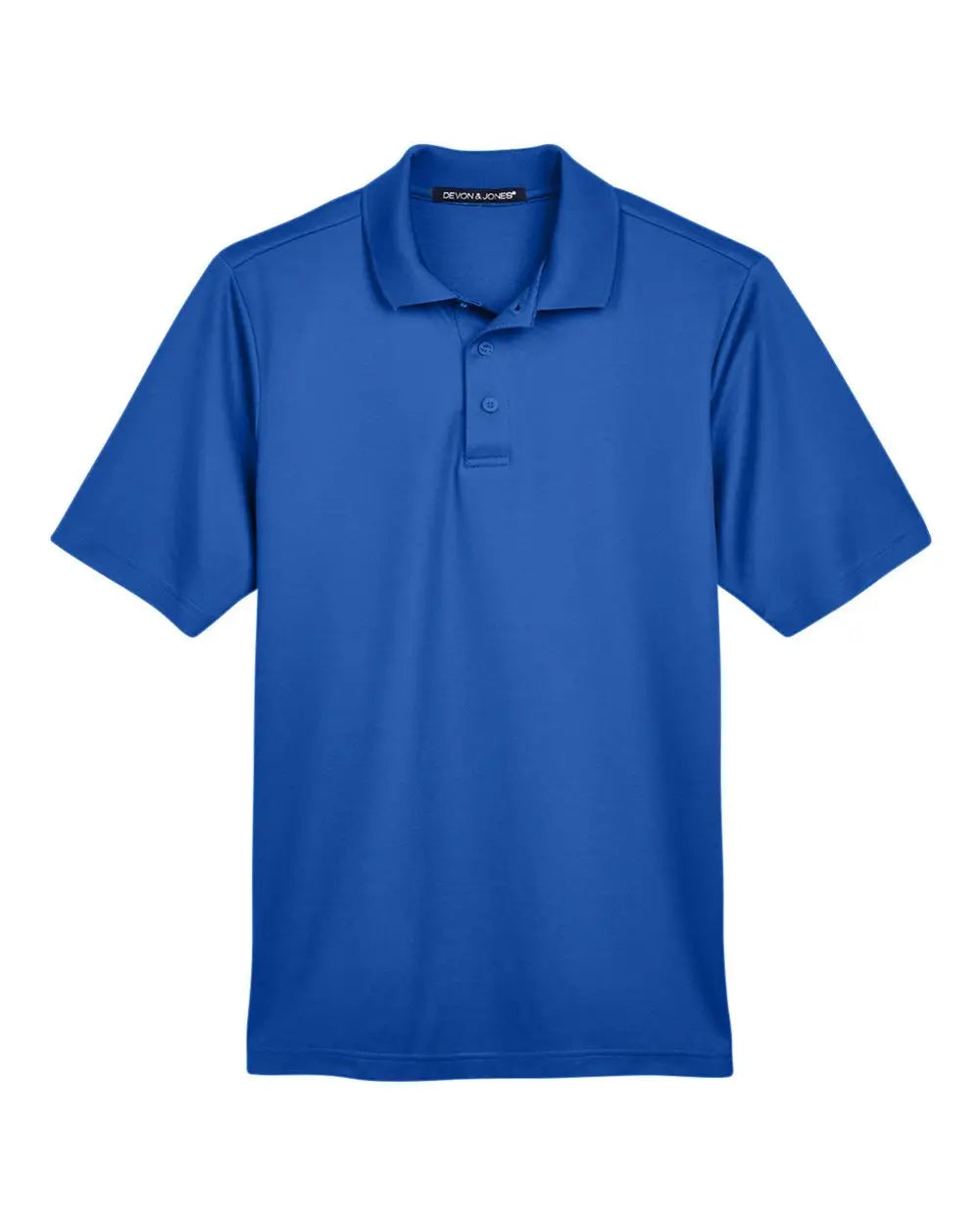 Devon & Jones Dg20t Men’s Crownlux Performanceâ Tall Plaited Polo - True Royal