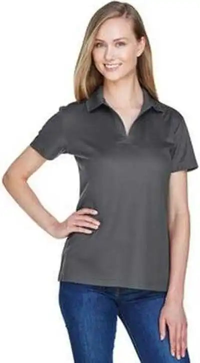 Devon &amp; Jones Dg20w Crownlux Performance Ladies’ Plaited Polo Graphite