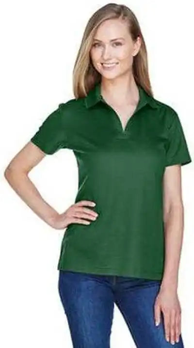 Devon &amp; Jones Dg20w Crownlux Performance Ladies’ Plaited Polo Forest