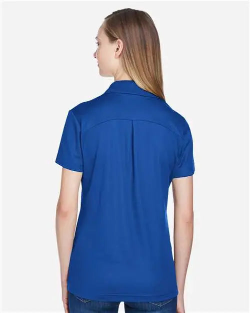 Devon & Jones Dg20w Women's Crownlux PerformanceÂ® Plaited Polo - True Royal