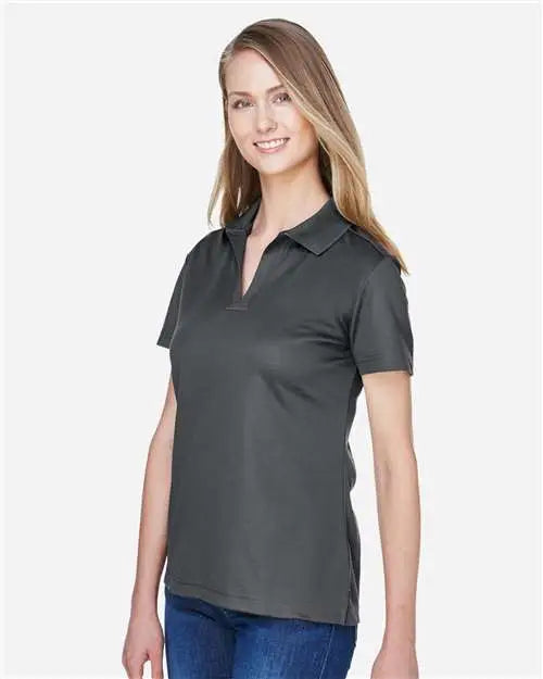 Devon & Jones Dg20w Women’s Crownlux Performanceâ Plaited Polo - Graphite