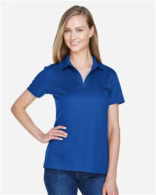 Devon & Jones Dg20w Women’s Crownlux Performanceâ Plaited Polo - True Royal