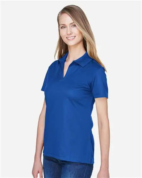 Devon & Jones Dg20w Women’s Crownlux Performanceâ Plaited Polo - True Royal