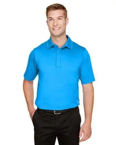 Devon & Jones Dg21 Men’s Crownlux Performance Range Flex Polo - Ocean Blue