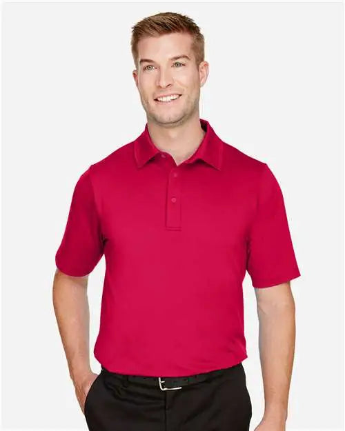 Devon & Jones Dg21 Men’s Crownlux Performanceâ Range Flex Polo - Red