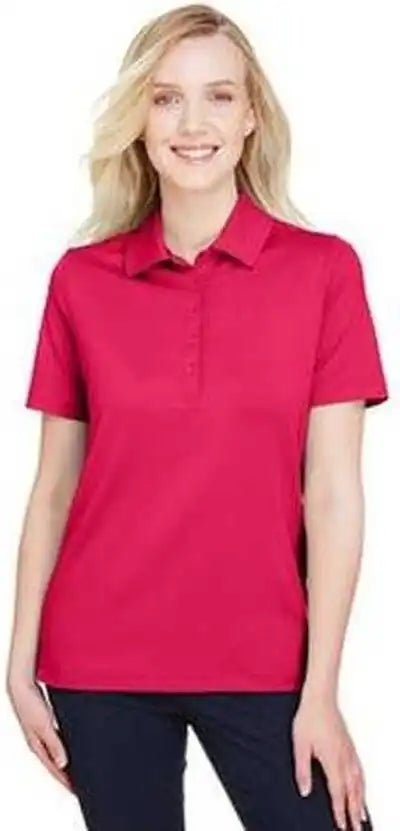 Devon &amp; Jones Dg21w Ladies’ Crownlux Performance Range Flex Polo - Red