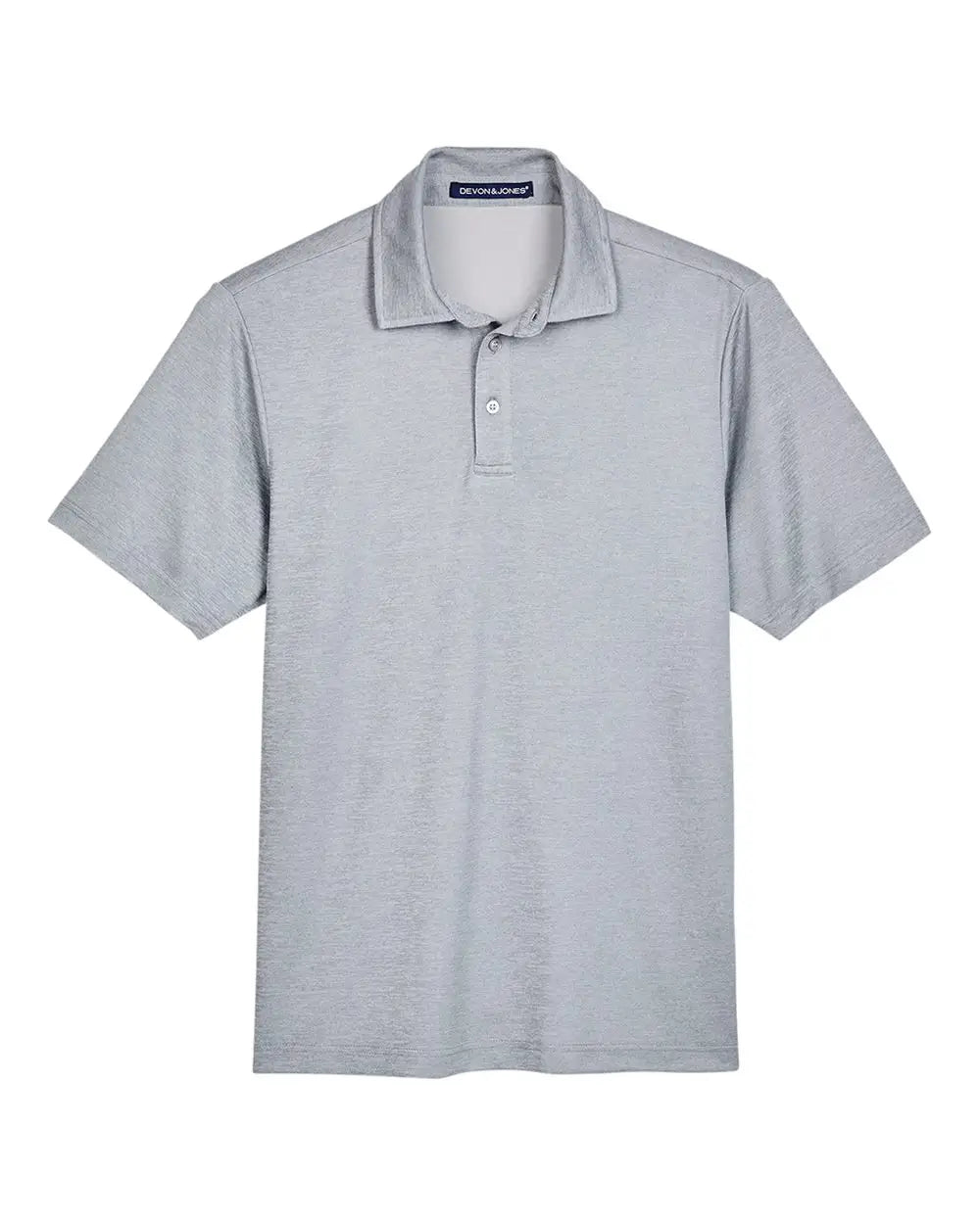 Devon & Jones Dg22 Men’s Crownlux Performanceâ Address Mãlange Polo - Grey Heather