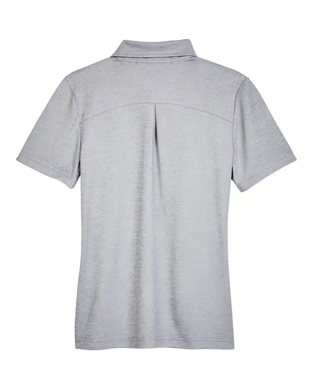 Devon &amp; Jones Dg22w Women’s Crownlux Performance® Address Melange Polo - Grey Heather