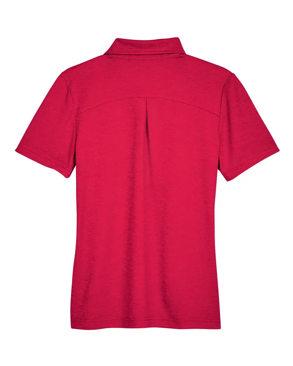 Devon & Jones Dg22w Women’s Crownlux Performanceâ Address Melange Polo - Red Heather