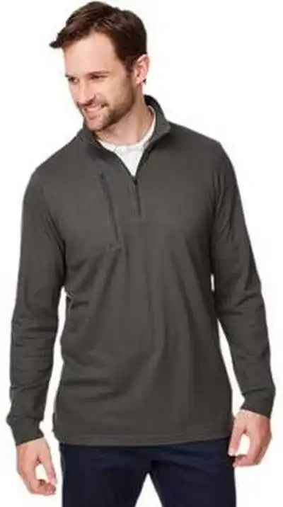 Devon &amp; Jones Dg400 Men’s New Classics Performance Quarter-zip - Graphite