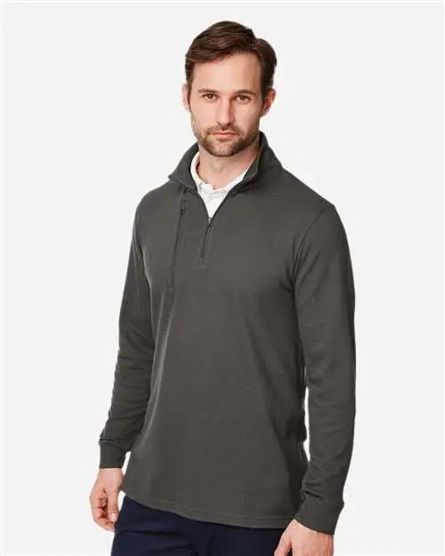 Devon & Jones Dg400 Men’s New Classicsâ Performance Quarter-zip Pullover - Graphite
