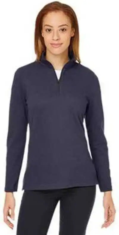 Devon & Jones Dg400w Ladies’ New Classics Performance Quarter-zip - Navy