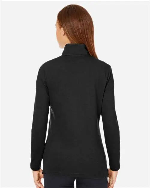 Devon & Jones Dg400w Women’s New Classicsâ Performance Quarter-zip Pullover - Black