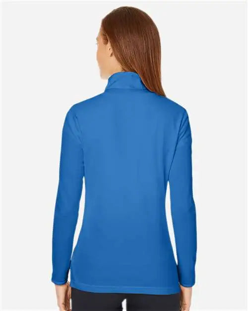Devon & Jones Dg400w Women’s New Classicsâ Performance Quarter-zip Pullover - French Blue