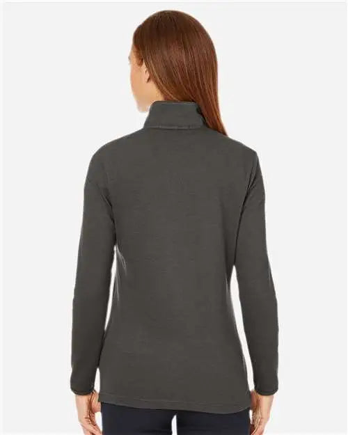Devon & Jones Dg400w Women’s New Classicsâ Performance Quarter-zip Pullover - Graphite