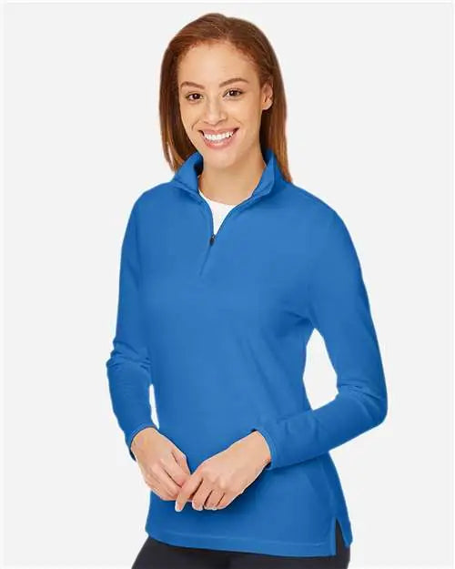 Devon & Jones Dg400w Women’s New Classicsâ Performance Quarter-zip Pullover - French Blue
