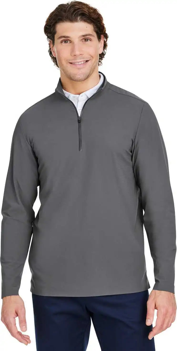 Devon &amp; Jones Dg410 Crownlux Performance Men’s Windsor Welded Quarter-zip - Graphite